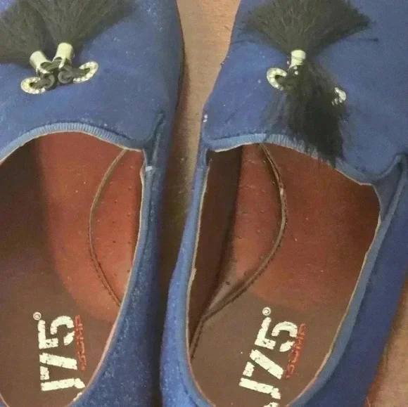 Jump 75 BLUE SUEDE SHOES SIZE 11 EUC NO ISSUES - Picture 10 of 11